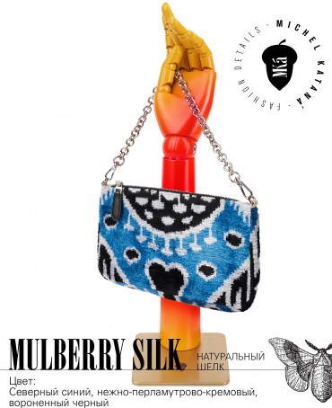 Клатч-конверт-косметичка из Шелка Женский CAERULEUS CORDIS!_Thiny/S